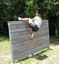 Up and over...